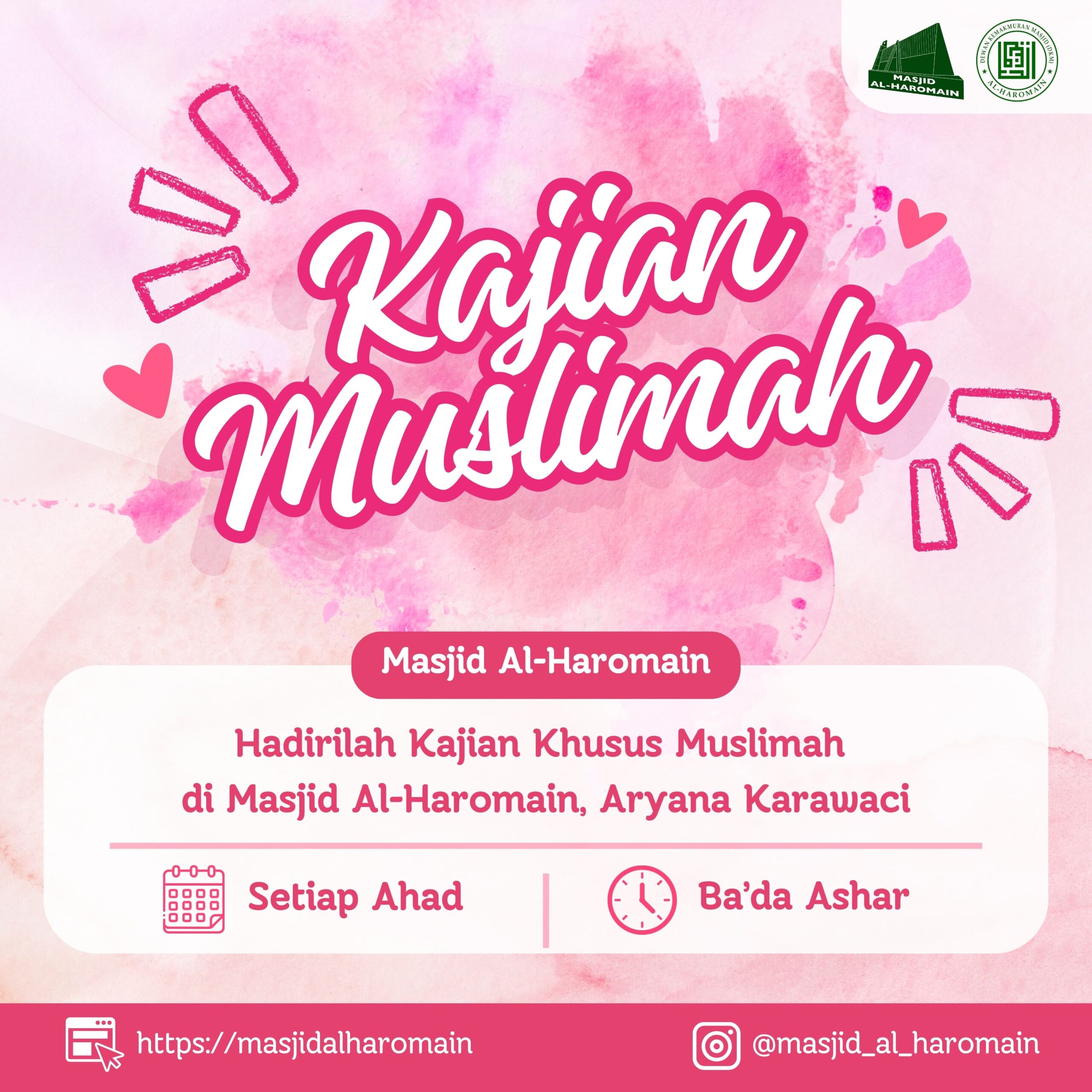 Kajian Mingguan Ba'da Ashar Khusus Muslimah